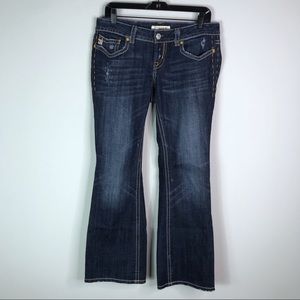 MEK Oaxaca Petite Boot Cut Dark Wash Jeans